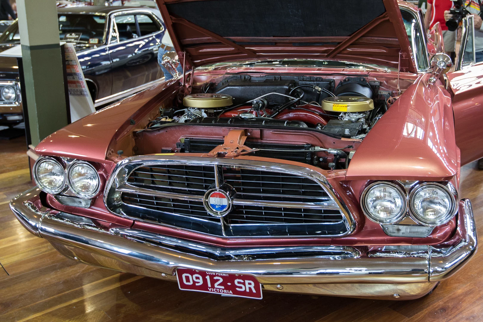 A 1960 Chrysler 300F Coupe – the Chrysler 300 series were designed by American designer Virgil Exner and are considered the very first muscle cars (Photo: Nick Lavars/Gizmag)