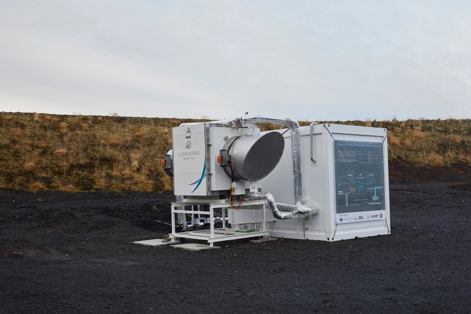 The unit designed to capture CO2 from the air