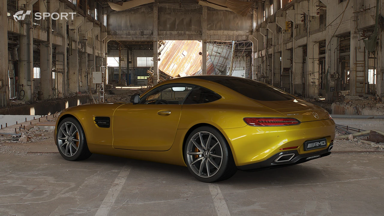 The AMG GTS in GT Sport