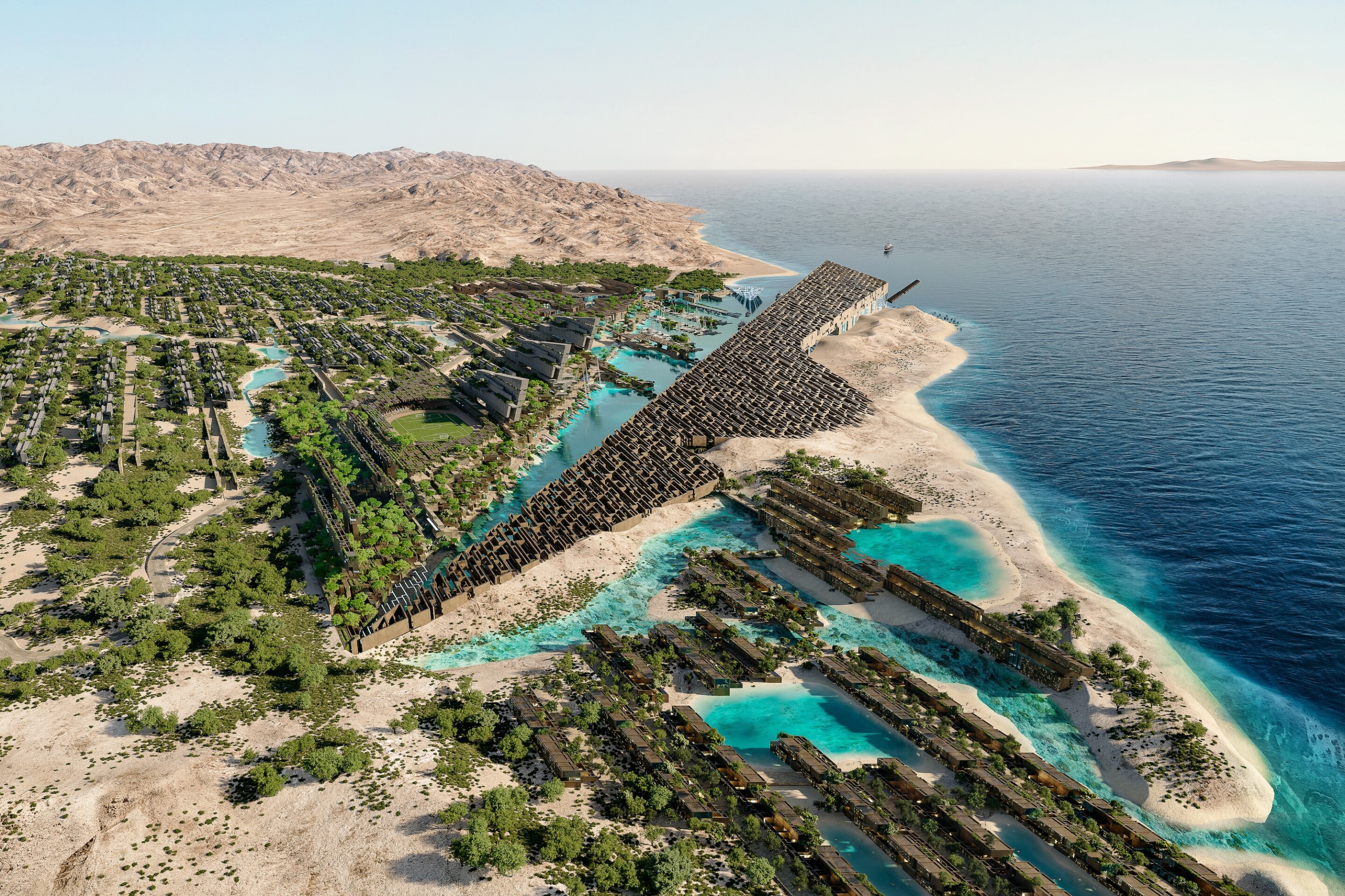 Jaumur will be centered around an exclusive marina designed to host up to 300 superyachts