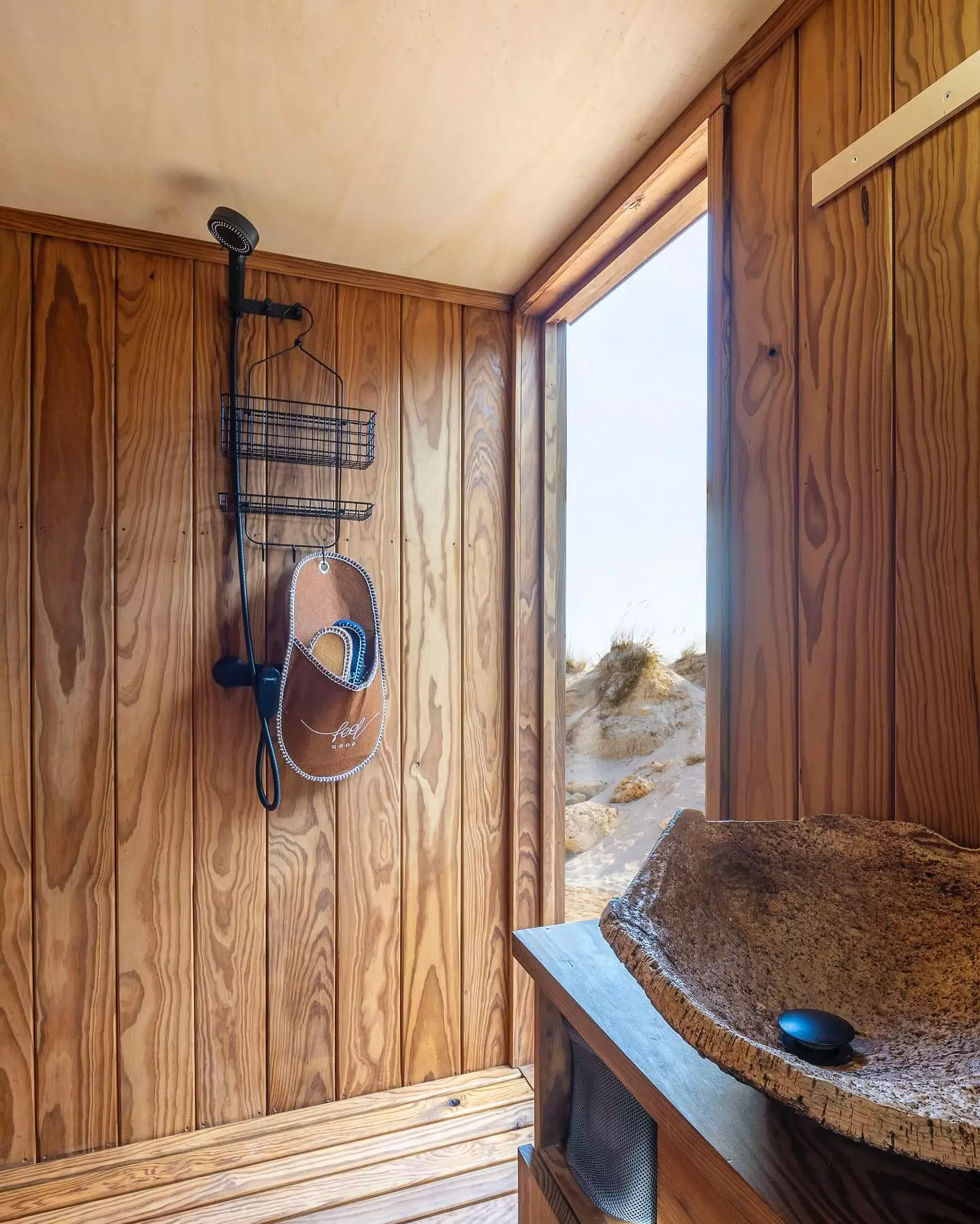 The Raposa's bathroom includes a shower, sink, and toilet