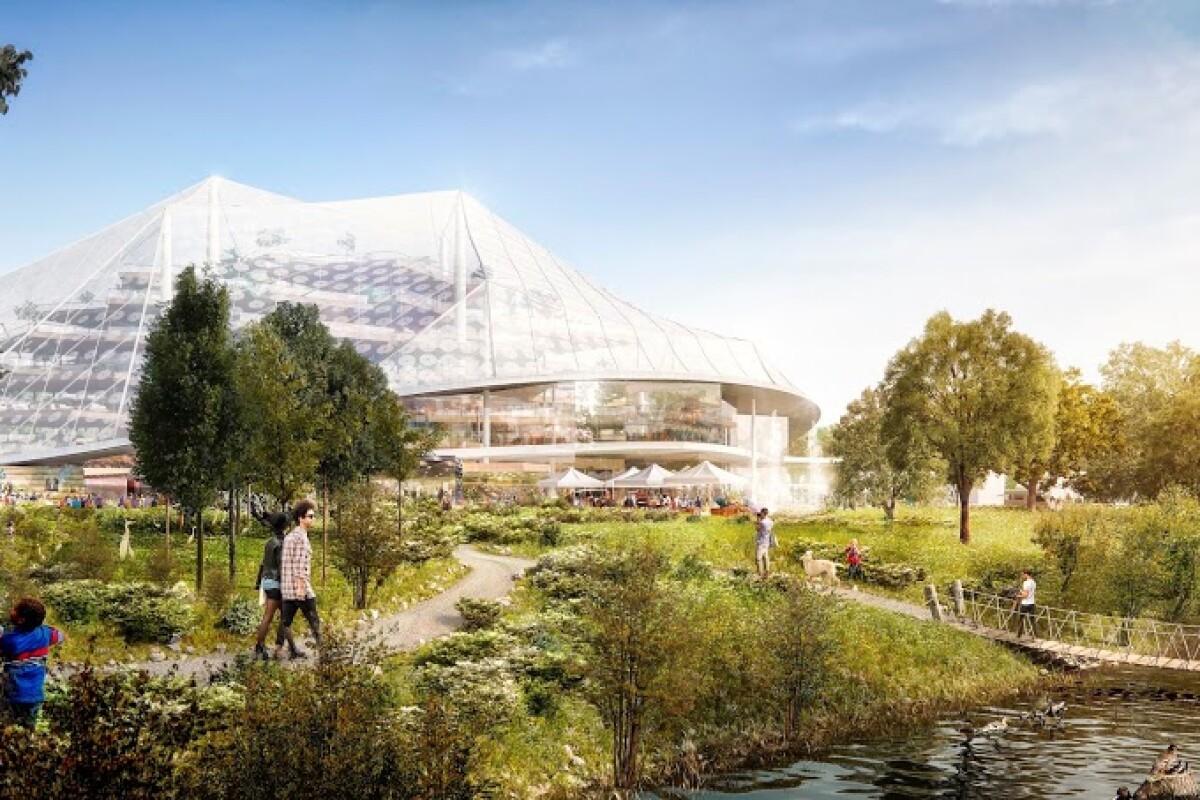 Google has commissioned top-tier architects Bjarke Ingels (of BIG) and Thomas Heatherwick to design its new green headquarters in Mountain View, California (Image: Google)