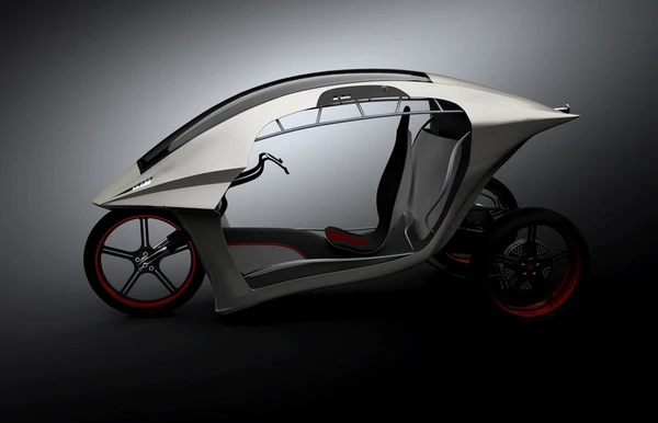 Rendering of the concept paragliding motor trike (Image: Zvezdan Nedeljkovic)