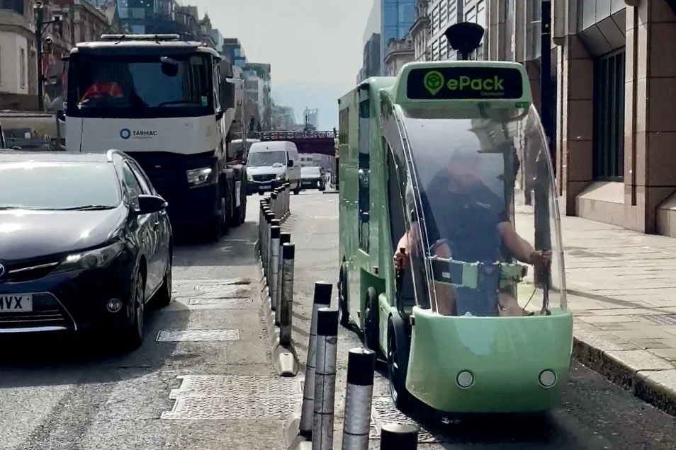 ePack is a li'l urban semi-trailer truck – that you pedal