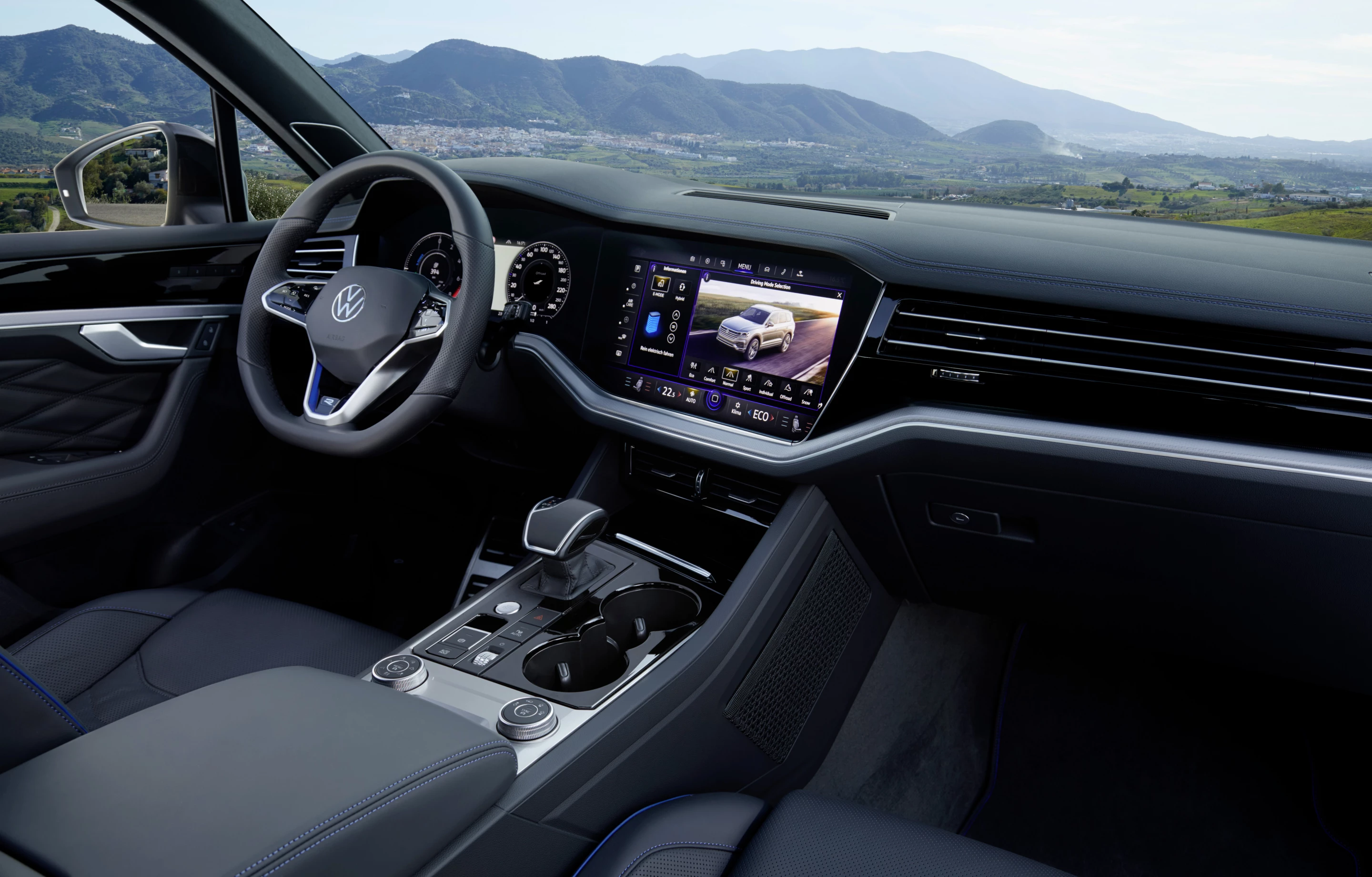 Inside, Volkswagen provides a digitized interface with its "Innovision Cockpit"
