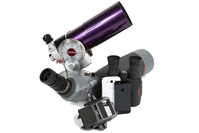 The Snapzoom can also be used with things like spotting scopes, telescopes and microscopes