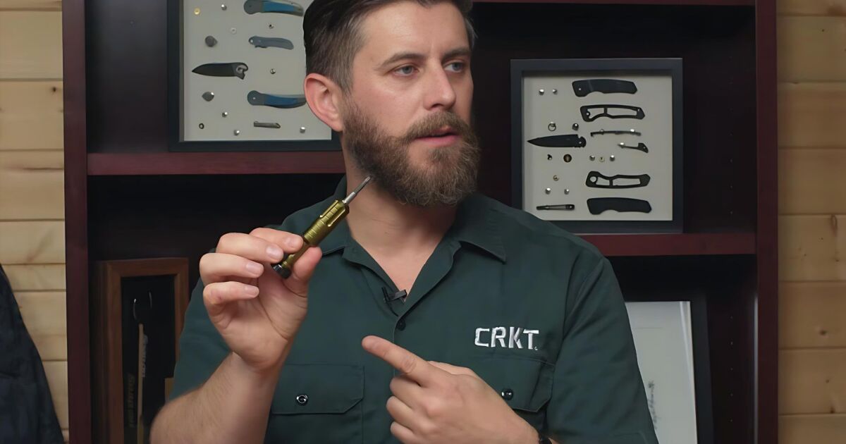 Pocket driver with built-in bits ready to give your EDC a tune-up