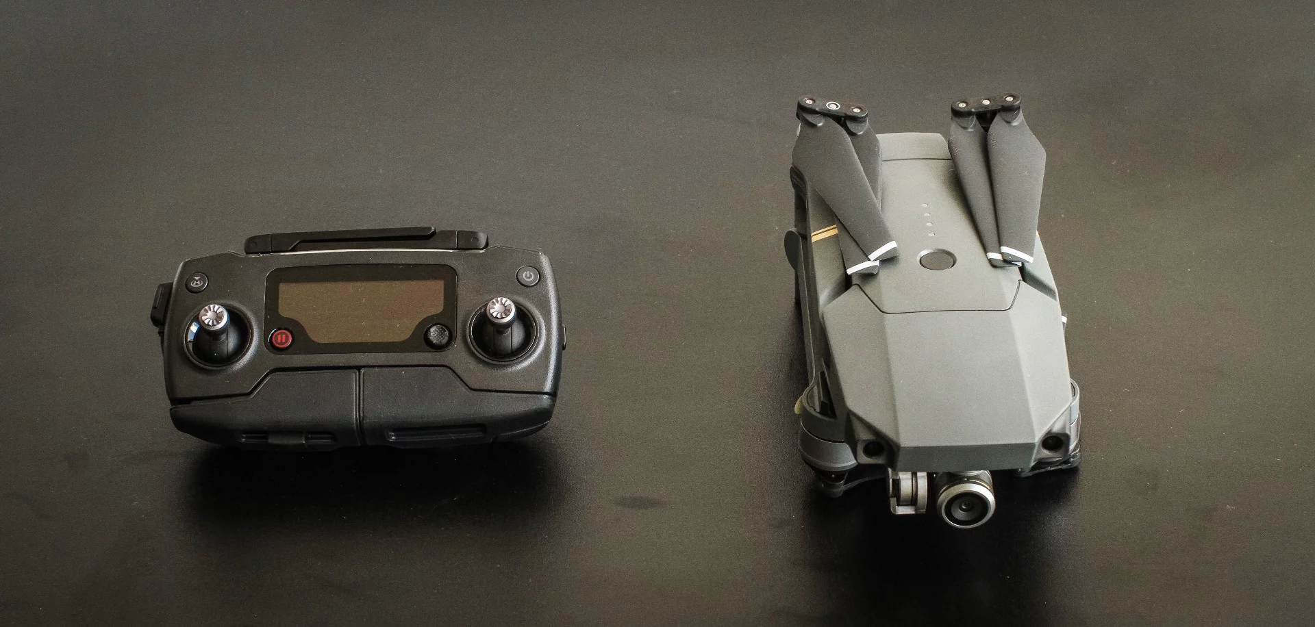 DJI Mavic Pro: folds away to a tiny package