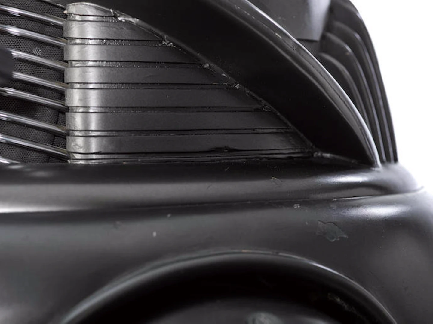 Detail of the wear on Robby the Robot after 60 years