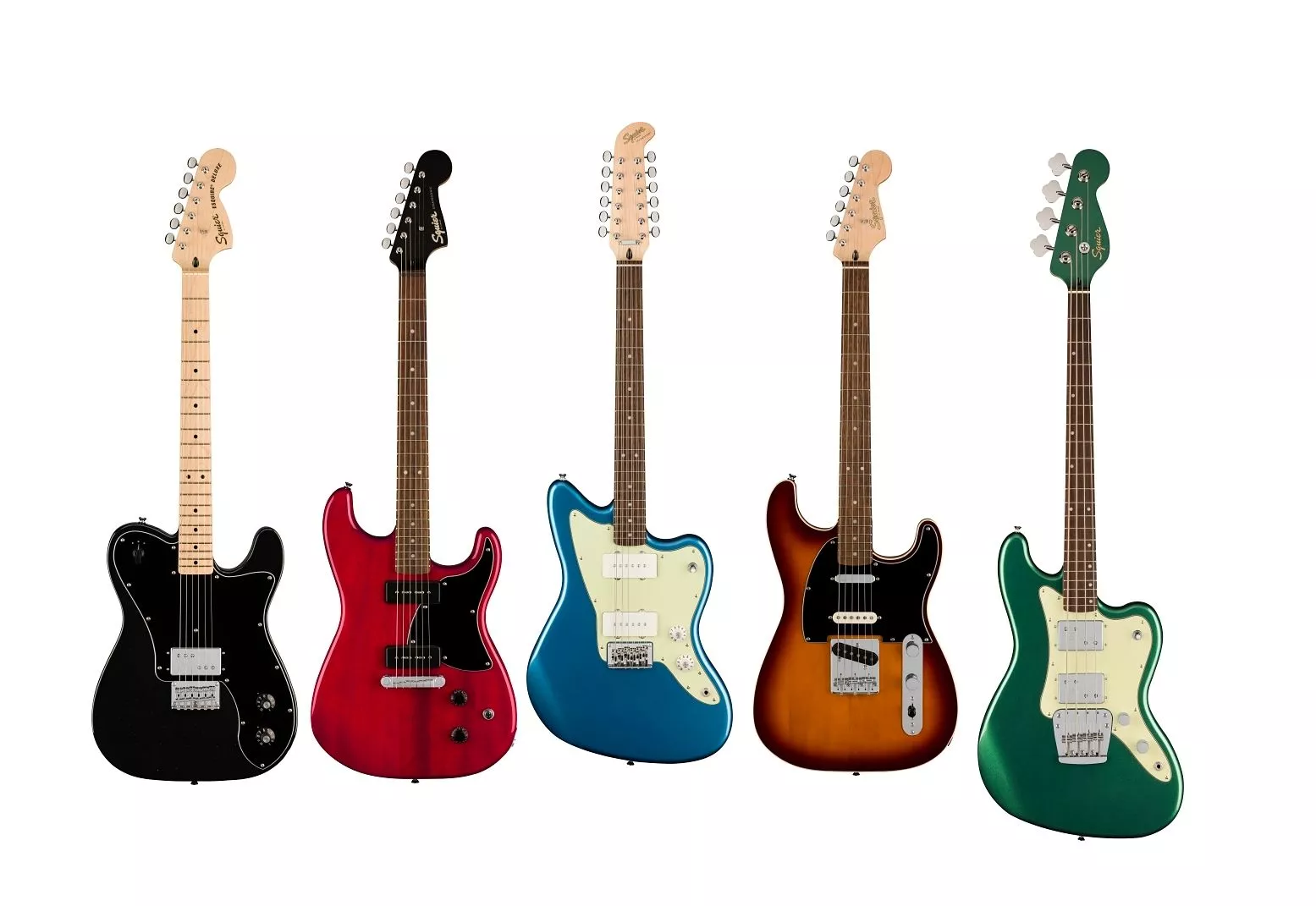 Fender has launched a bunch of new player-friendly Squier models to "transport any player into a Paranormal realm"