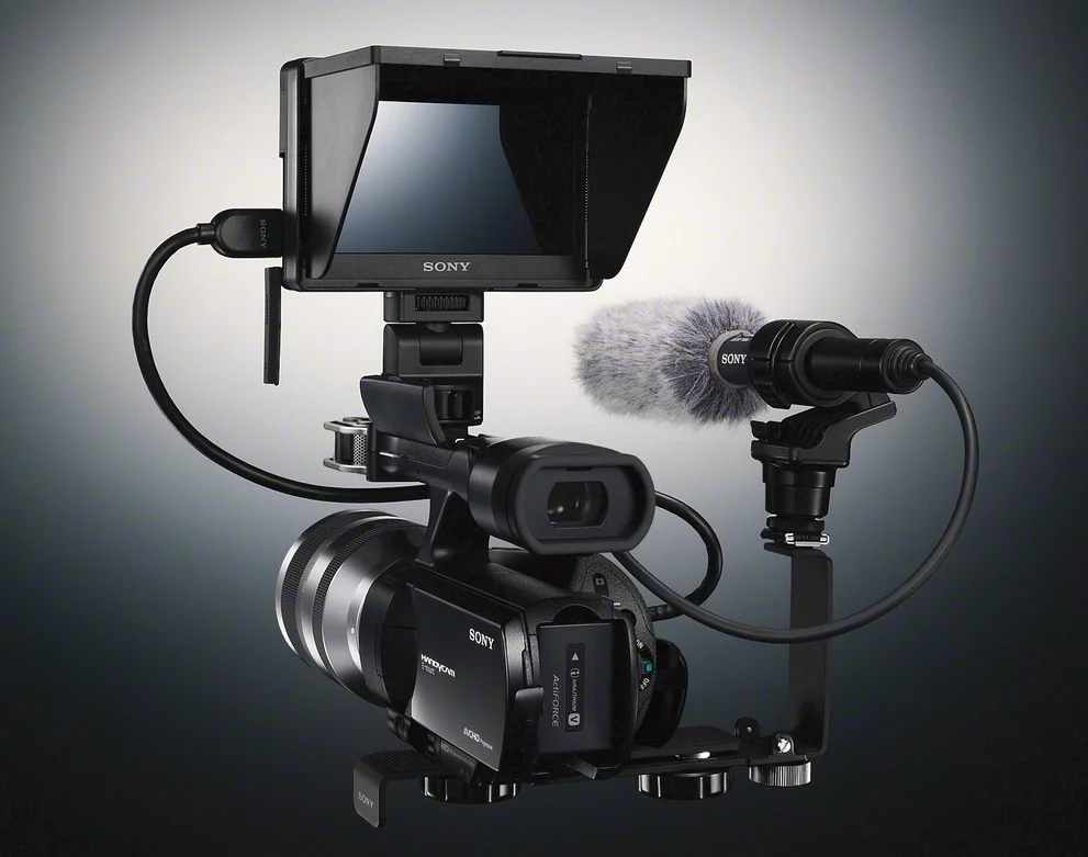 The Sony NEX-VG20 interchangeable lens camcorder