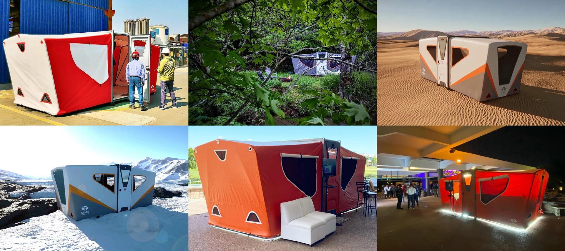 The CMAX can do duty as a low-cost easily-repurposed building for almost any need: site office, laboratory, hospital ward, 8-cot-bedroom, cubby house, storage shed, trade show HQ, weddings, parties … anything