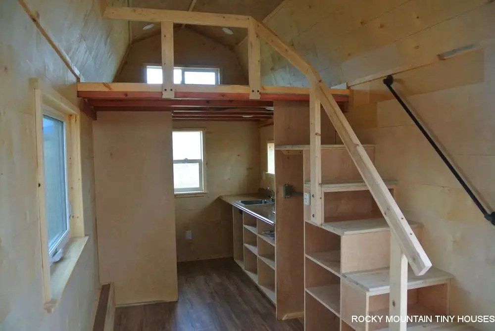 The interior is so spartan as the customer intends to stain and paint the interior of the Bitterroot Valley herself