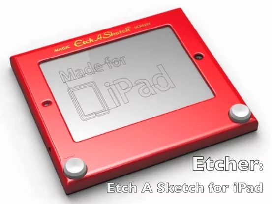Etcher: Etch A Sketch for the Apple iPad