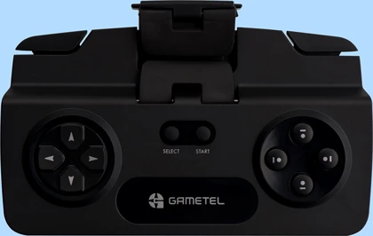 Gametel can be used as a wireless controller to play games on a larger screen, with multiplayer gaming available after pairing up to four gamepads