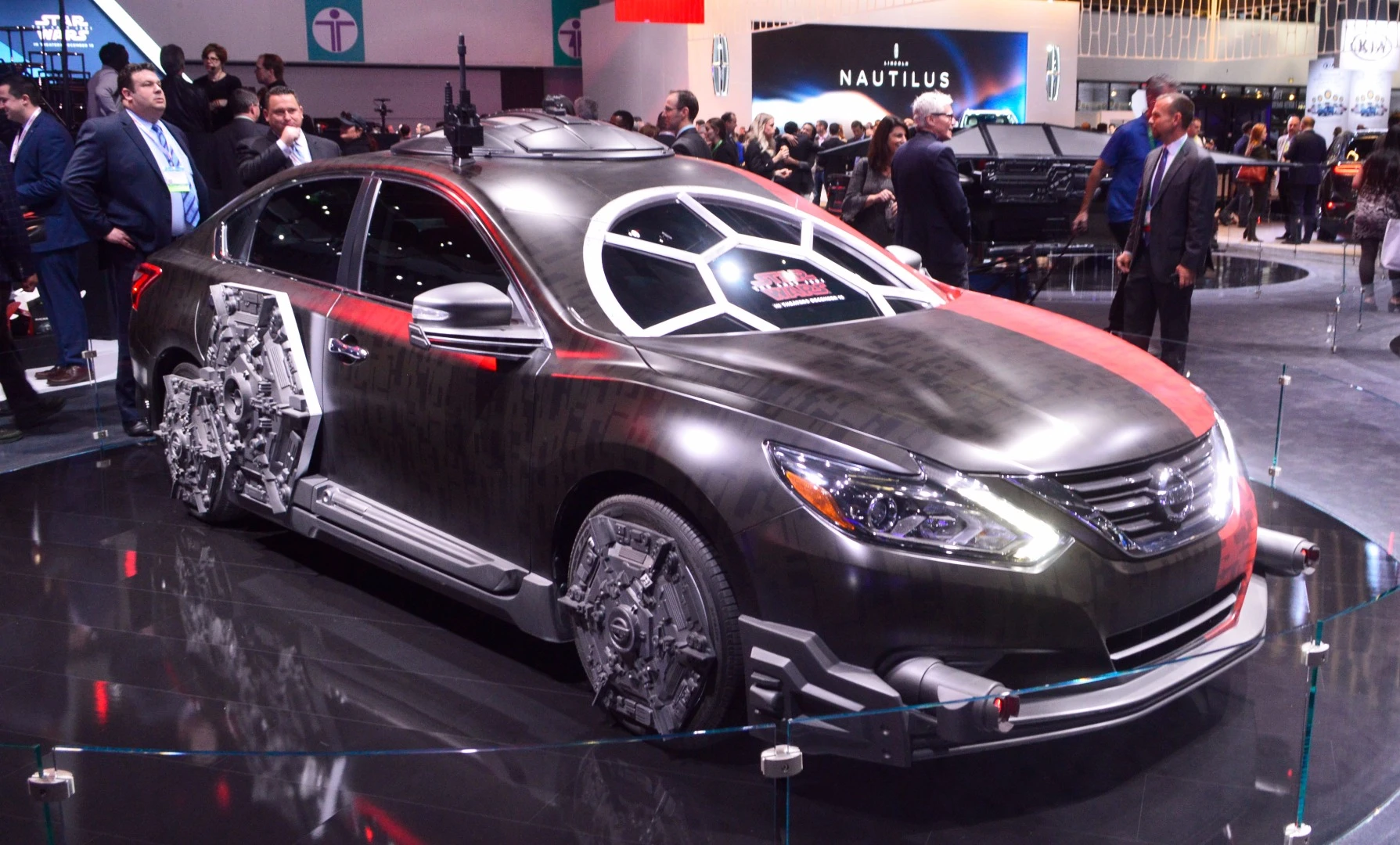 Special Forces TIE fighter Altima at the LA Auto Show