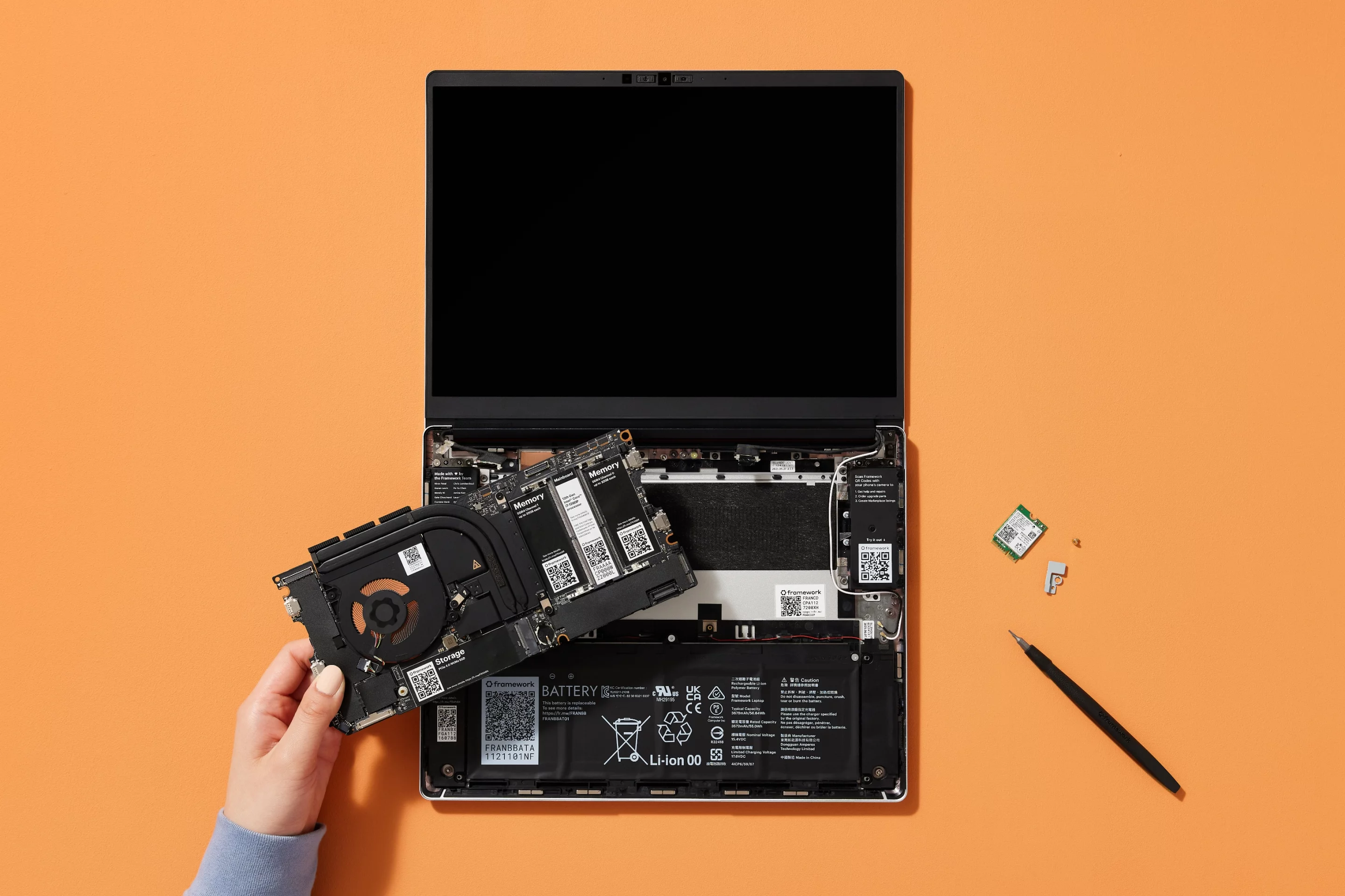 The customizable and repairable Framework Laptop has been upgraded to 12th Gen Intel Core processors