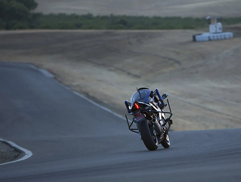 Yamaha Motobot: that kind of lean angle ain't gonna cut the mustard, old chap
