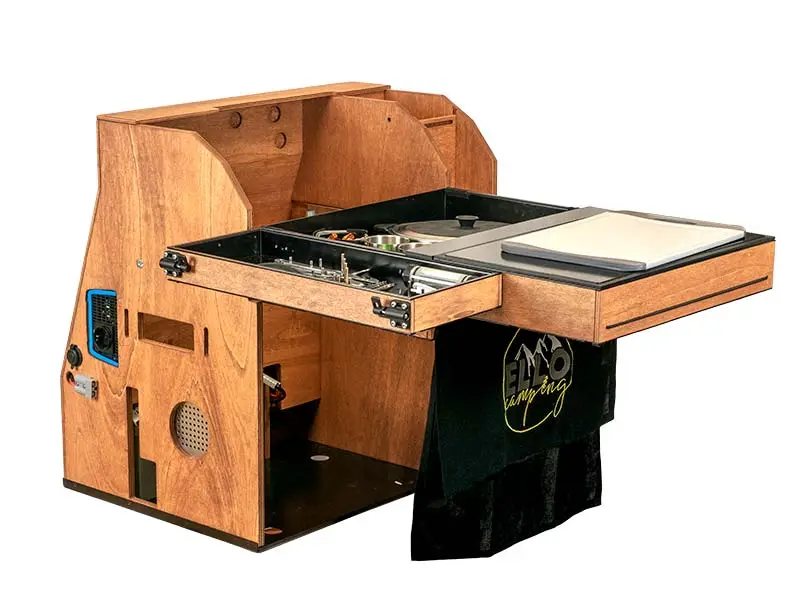The ElloBox seeks to find a balance between the preparedness and organization of a full-time camper vehicle and the simplicity and affordability of car camping