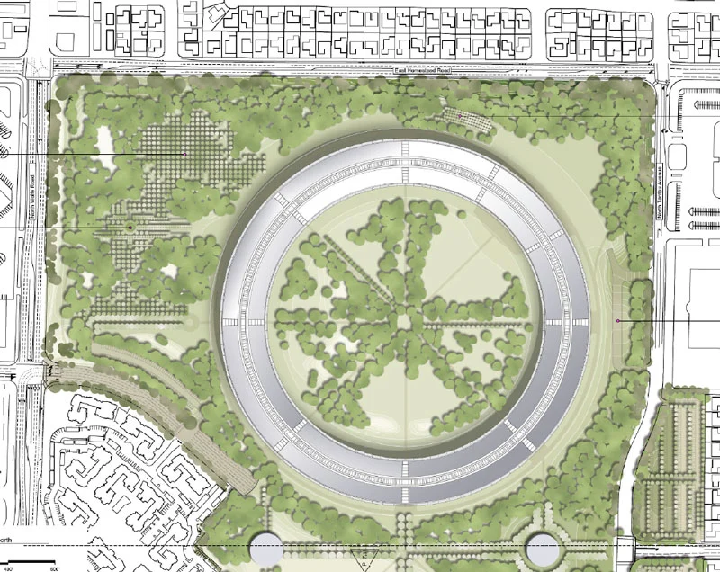 The greening of the site