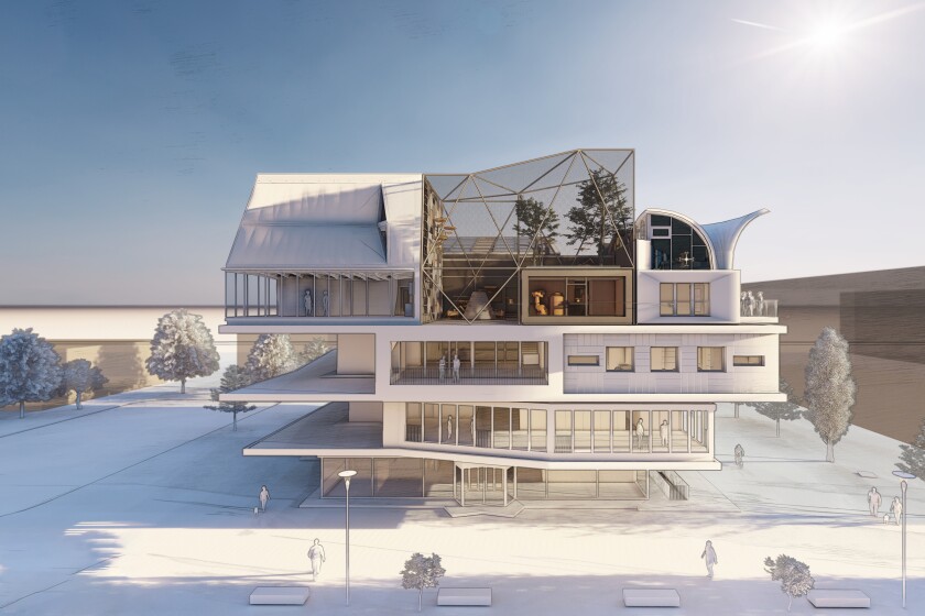 The DroneHub project is scheduled to be implemented at the current NEST research and innovation building situated on the Empa campus in Dübendorf, Switzerland.