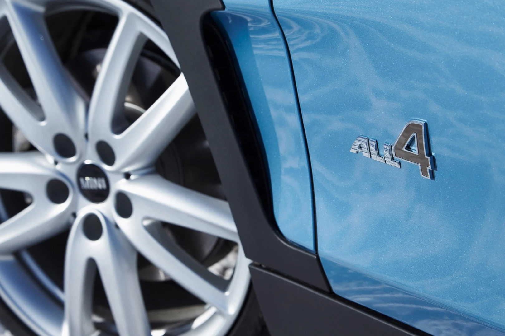 The Clubman ALL4 has some badging to let you know about its extra drive axle