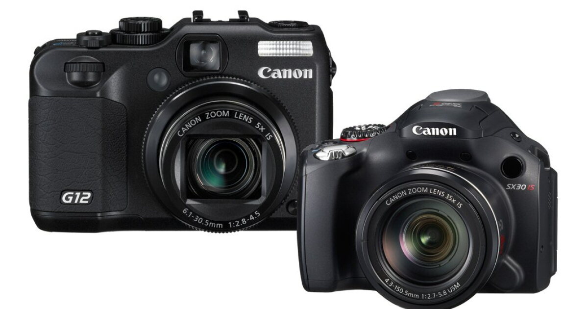 Canon introduces new PowerShot G12 and PowerShot SX30 IS