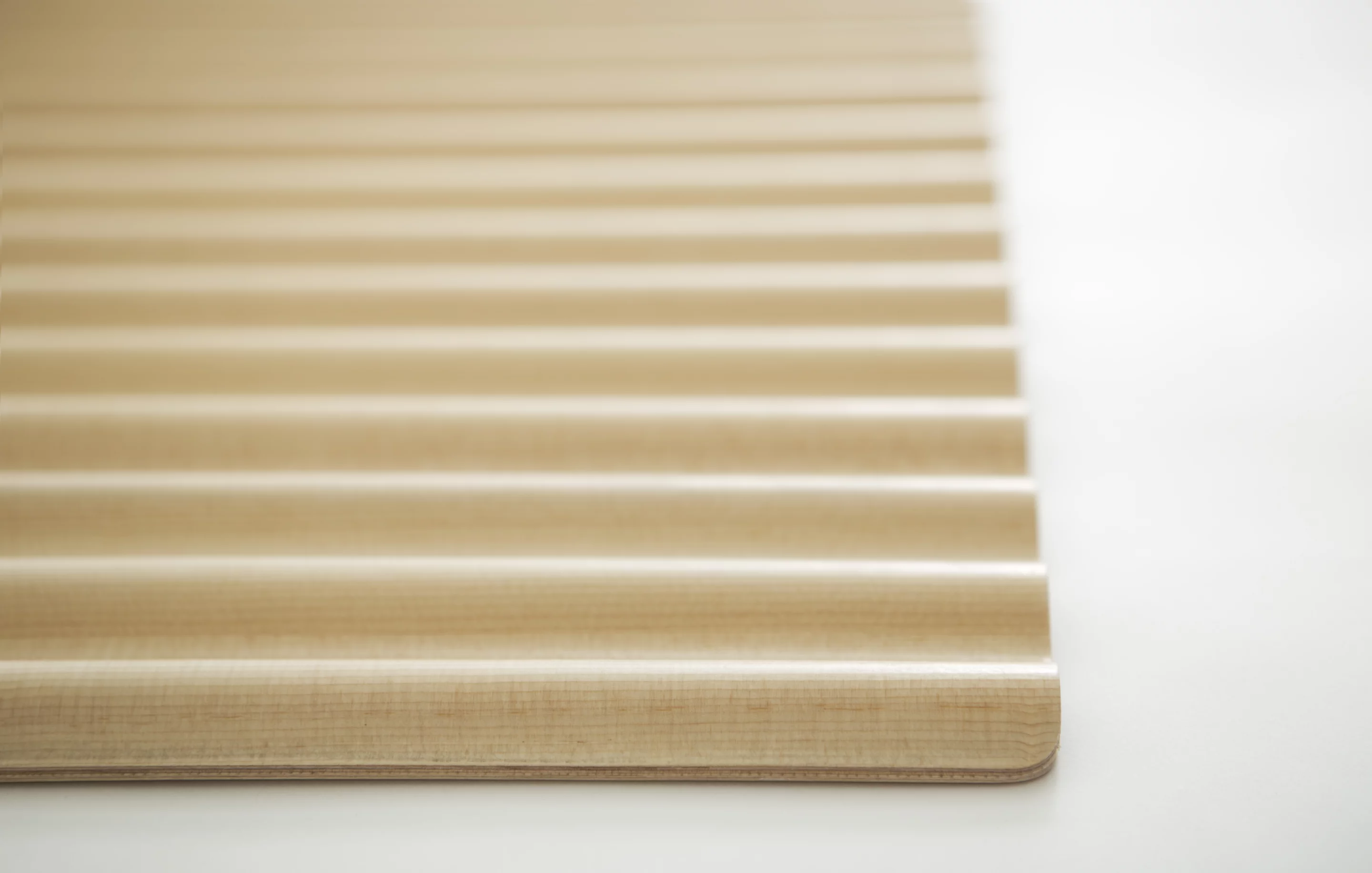 This technique allowed Hubert to create a strong and sturdy table that uses up to 80 percent less material than most wooden tables