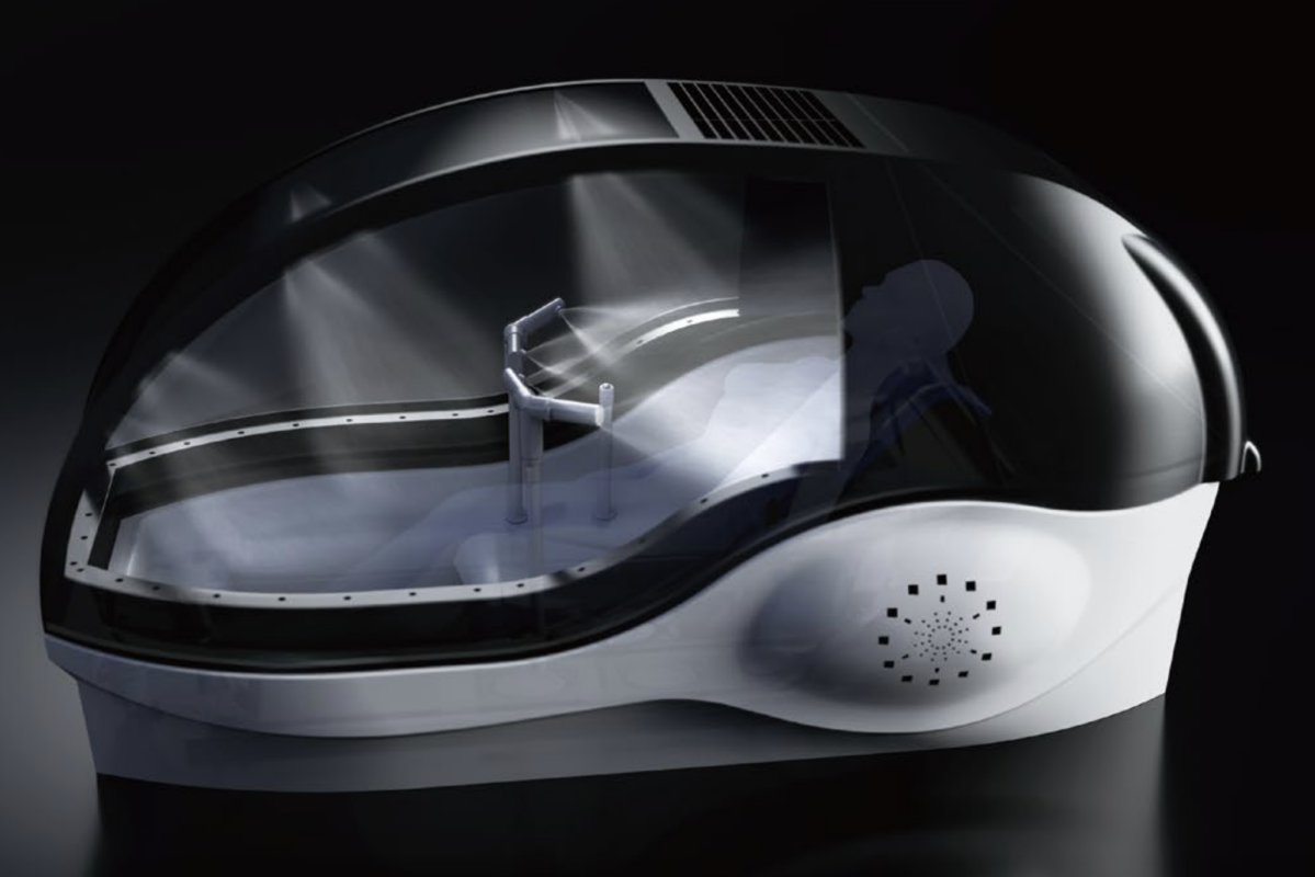 Biometric 'human washing machine' cleans, dries and adapts to your mood