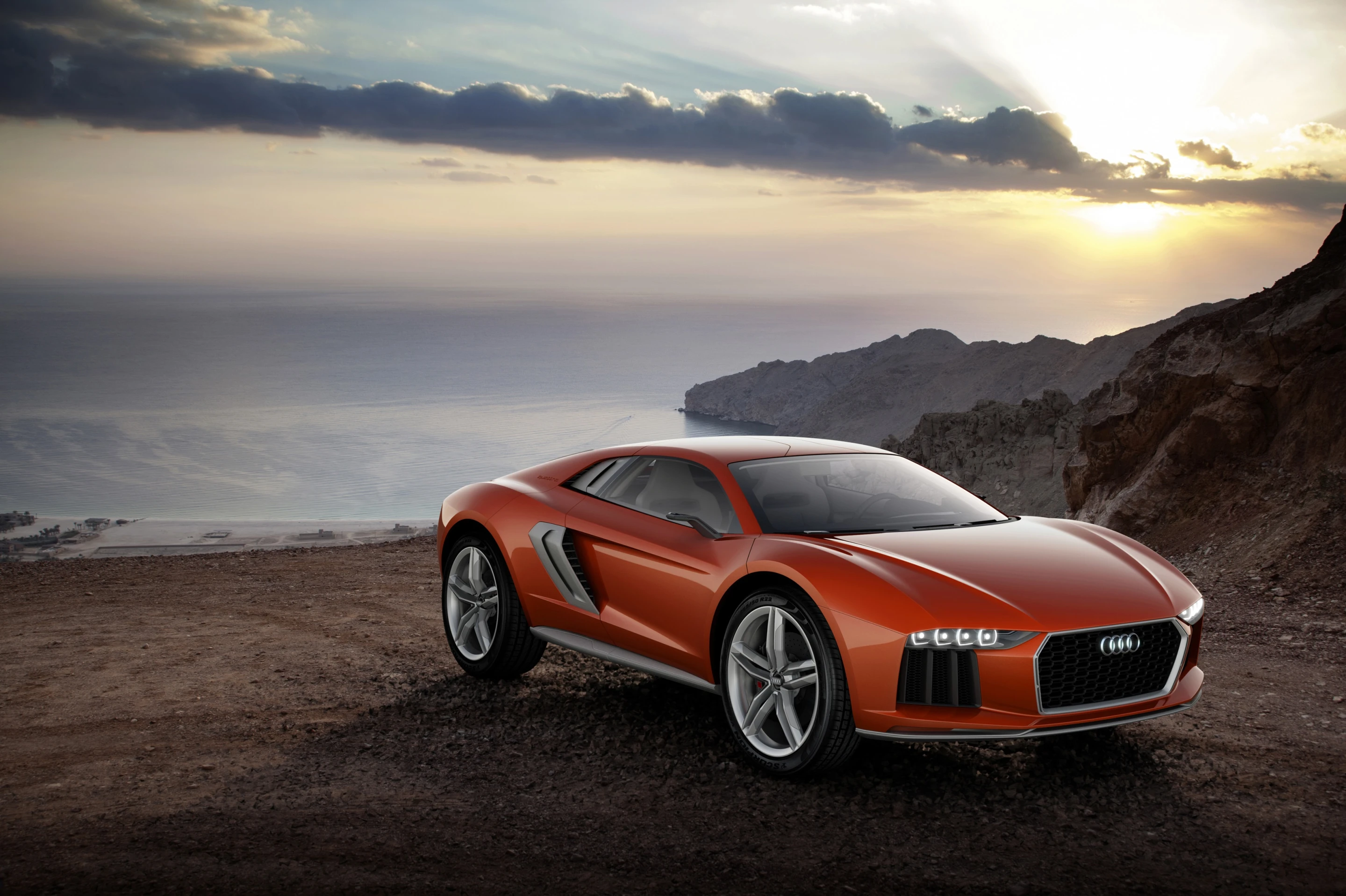 The Audi Nanuk Quattro takes on some dirt