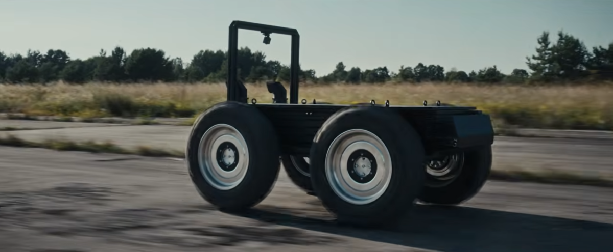 In-wheel electric motors boost stealth and performance of infantry mule