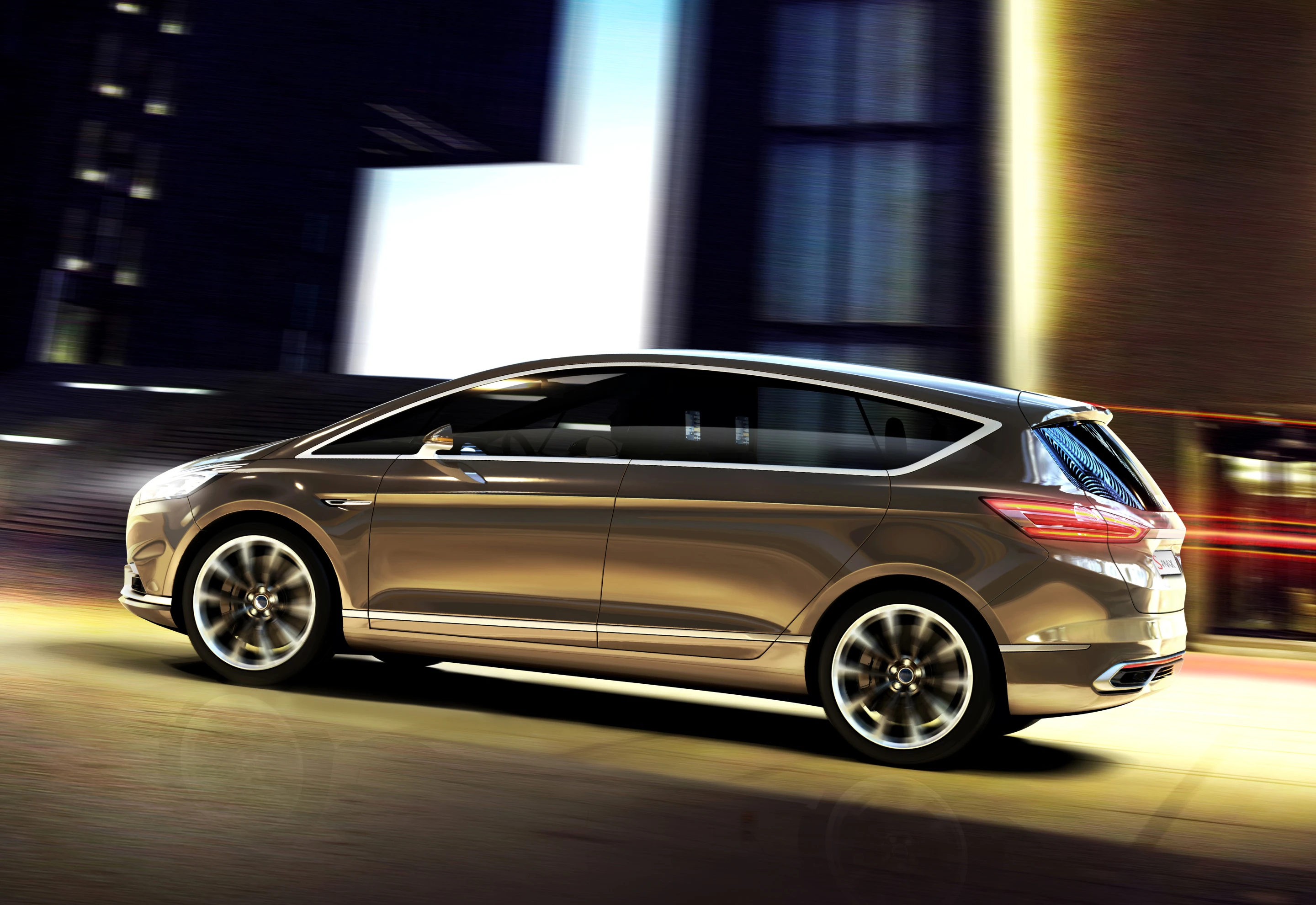 Car-to-car communications allows the S-Max Concept to avoid accidents