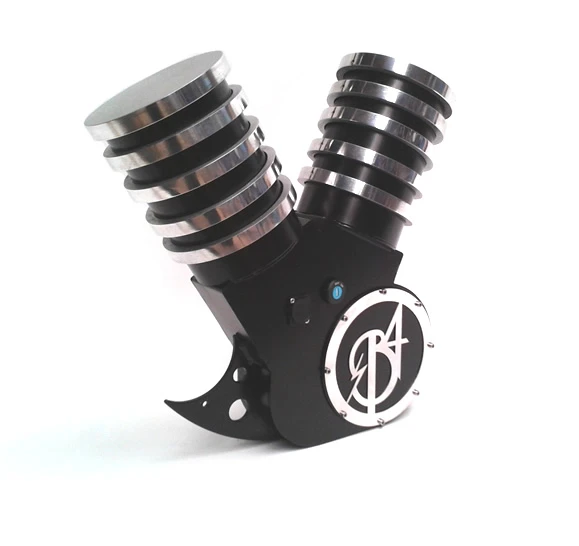 A close-up view of a B4 Bikes e-cruizer battery pack