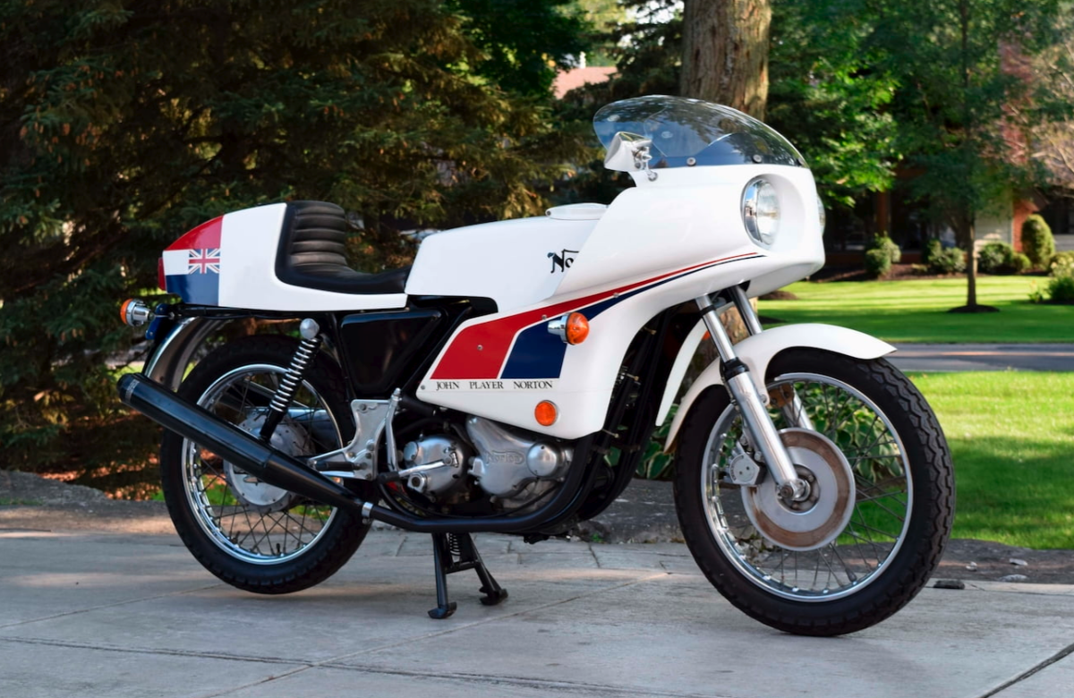 The second most expensive Norton Commando of the week was this 1975 Norton John Player Special which fetched $17,050