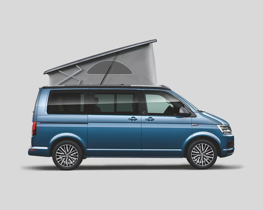 The VW California 30 Years rides on 17-in high-sheen alloy wheels