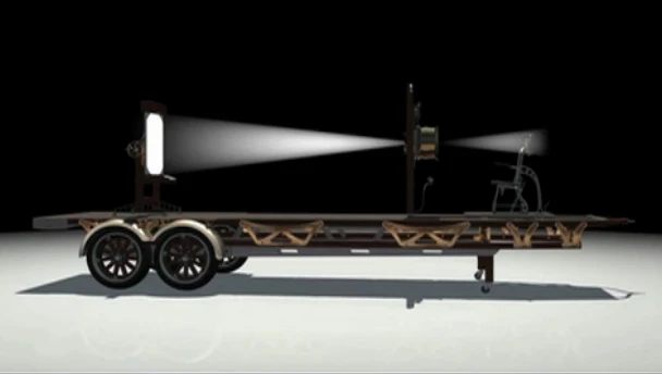 The size of the camera allows Manarchy to take exceptionally large photos, but it also allows those around to get a better understanding of how cameras work in general