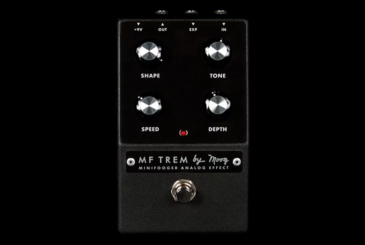 The stomp produces effects ranging from a classic optical tremolo right up the brink of phaser or chorus territories