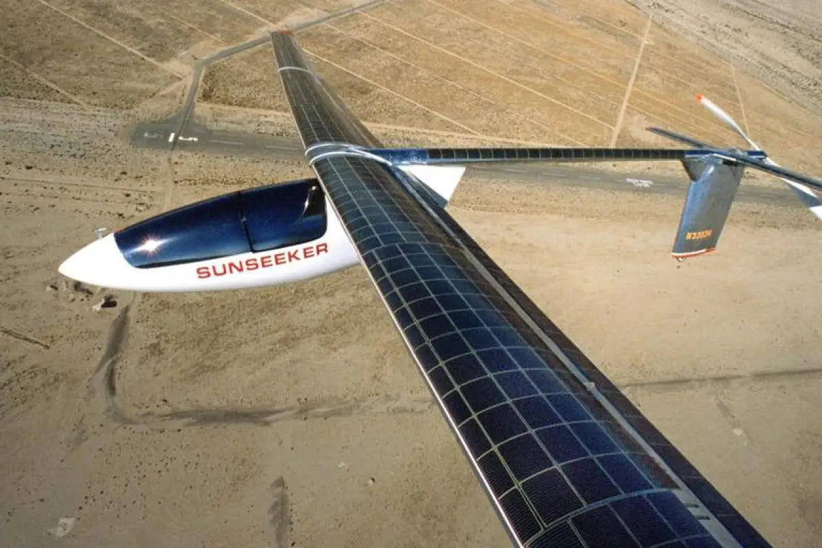 The Sunseeker uses an alternative energy source