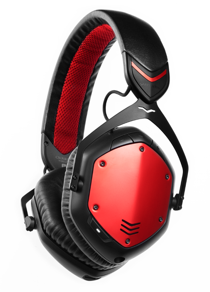 V-Moda's Crossfade Wireless headphones in rouge