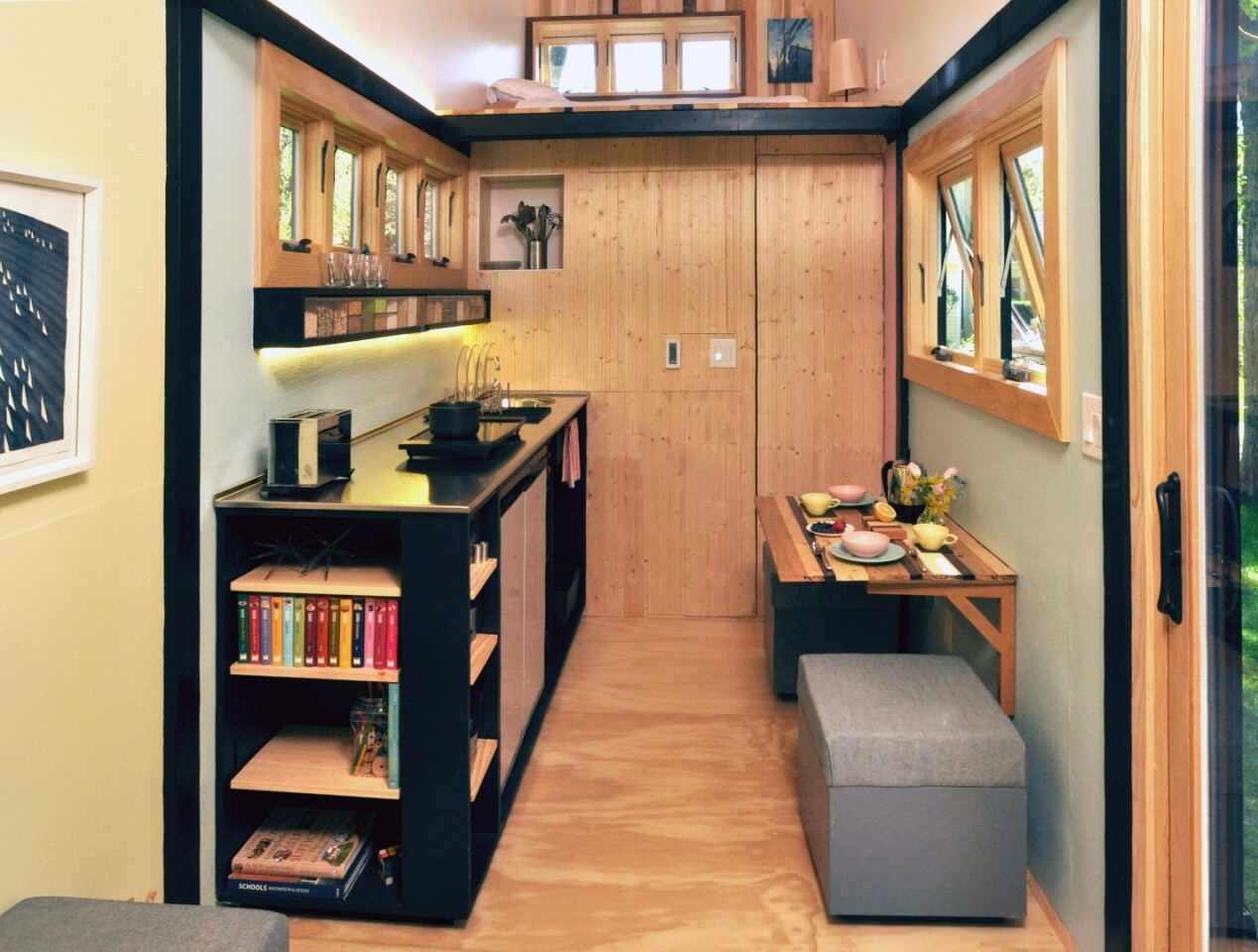 Frank Henderson and Paul Schultz's recently-completed Toybox Tiny Home stands out from the crowd with its well-designed interior