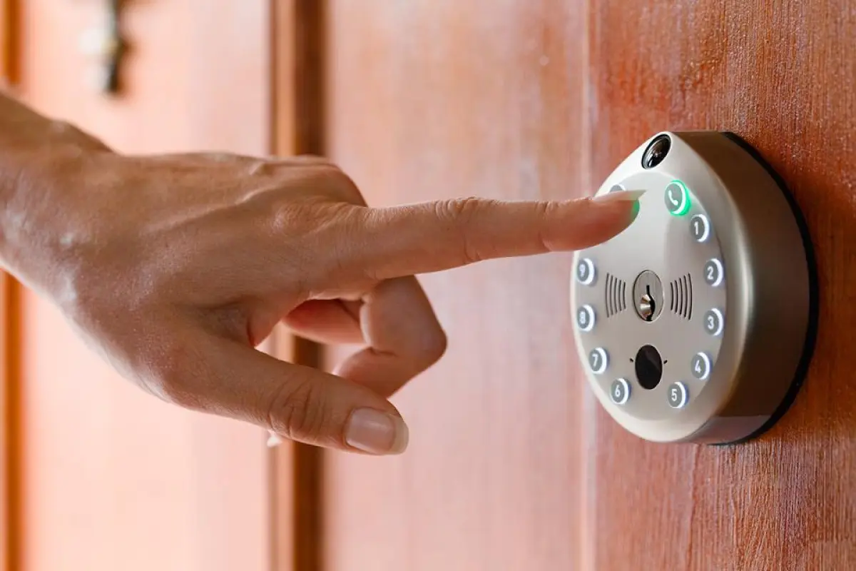 The Gate Smart Lock replaces your existing deadbolt lock