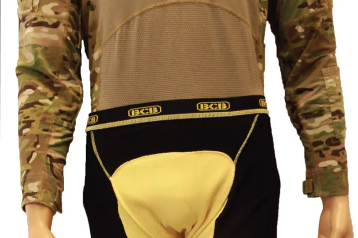 The Protective Under Garment - or PUG - designed to protect the pelvic region of dismounted soldiers