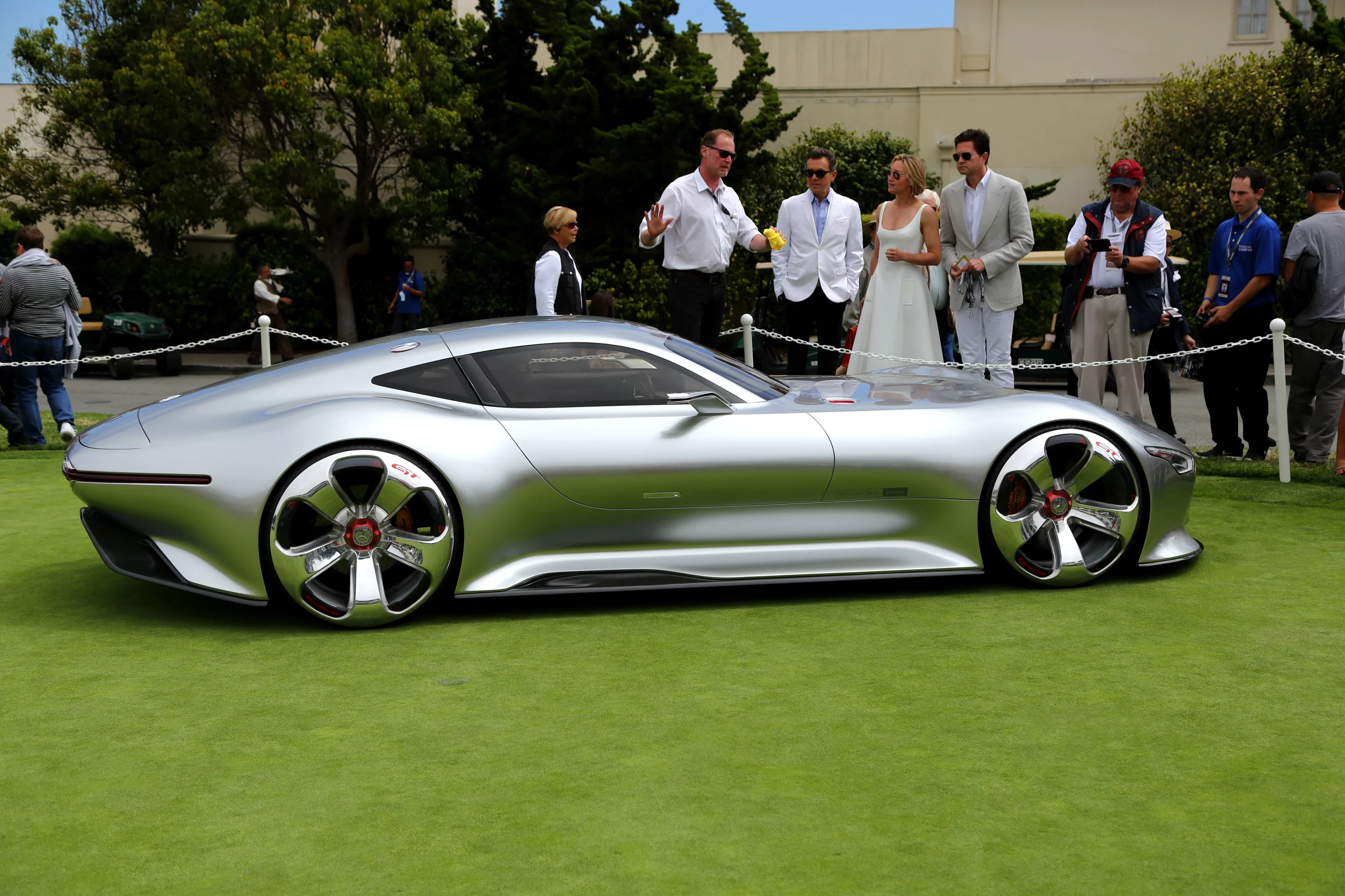 The Mercedes Benz AMG Vision Gran Turismo Concept is a rolling concept that can be played on Gran Turismo 6 (Photo: Angus MacKenzie/Gizmag.com)