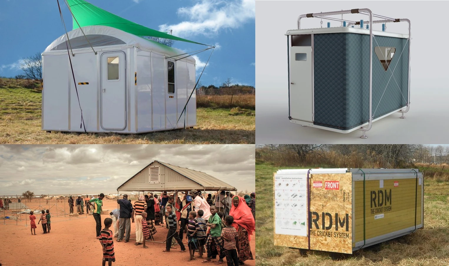 Gizmag looks at some innovative emergency shelters