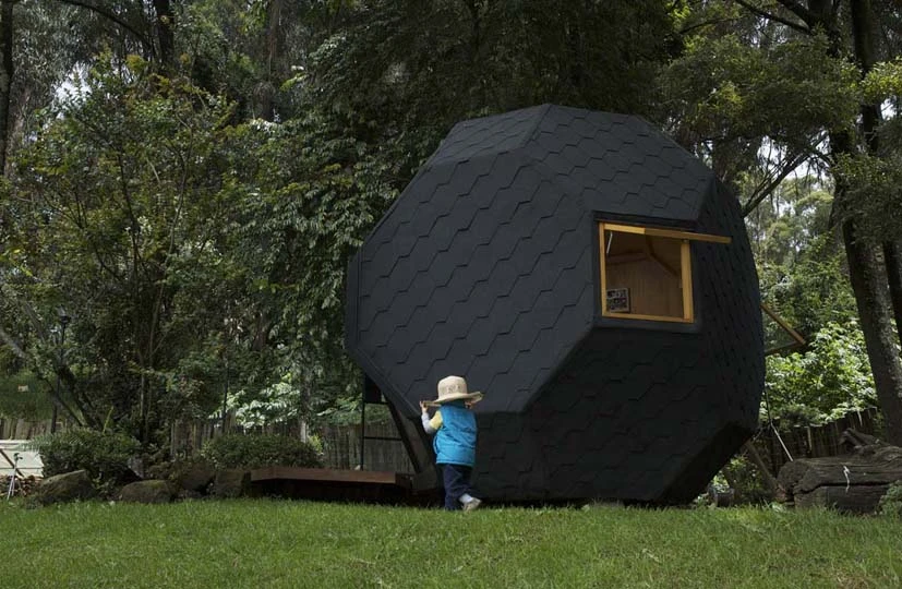 The Pod almost looks like it could have landed from outer space