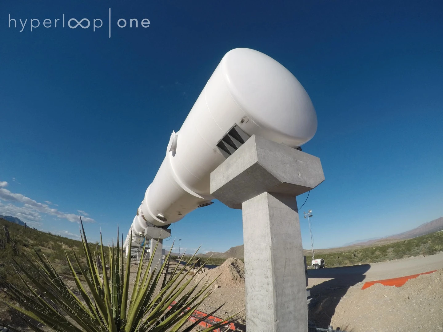 Hyperloop One revealed its completed test track in March