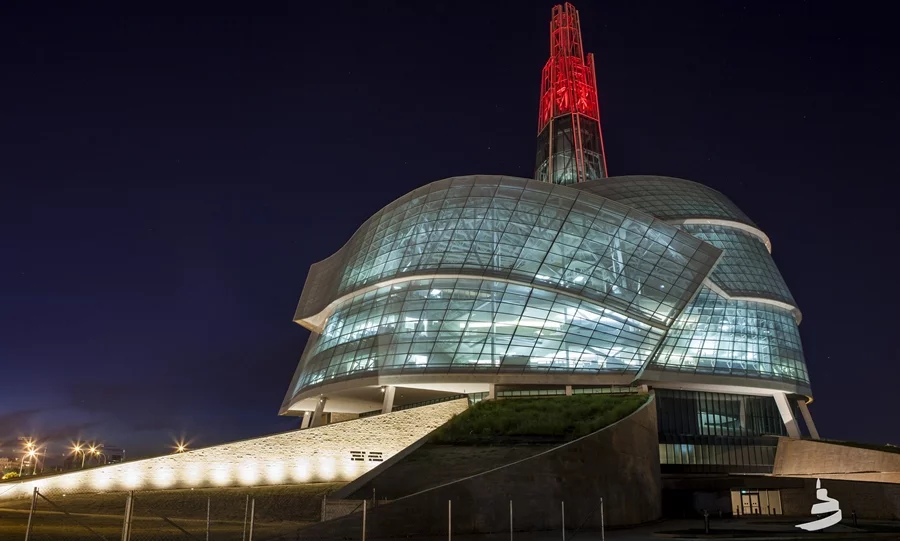 The Canadian Museum for Human Rights is the first new national museum built in Canada since 1967