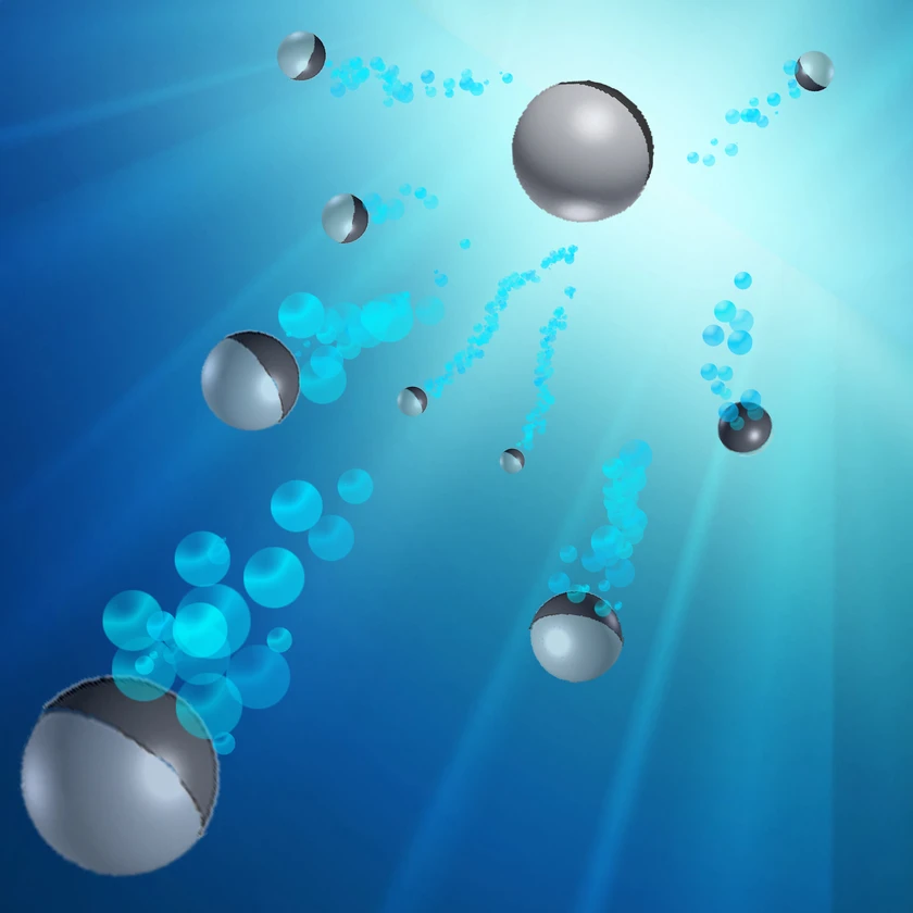 Half-coated Janus particles, named after the roman double-faced god, can autonomously navigating towards a light source