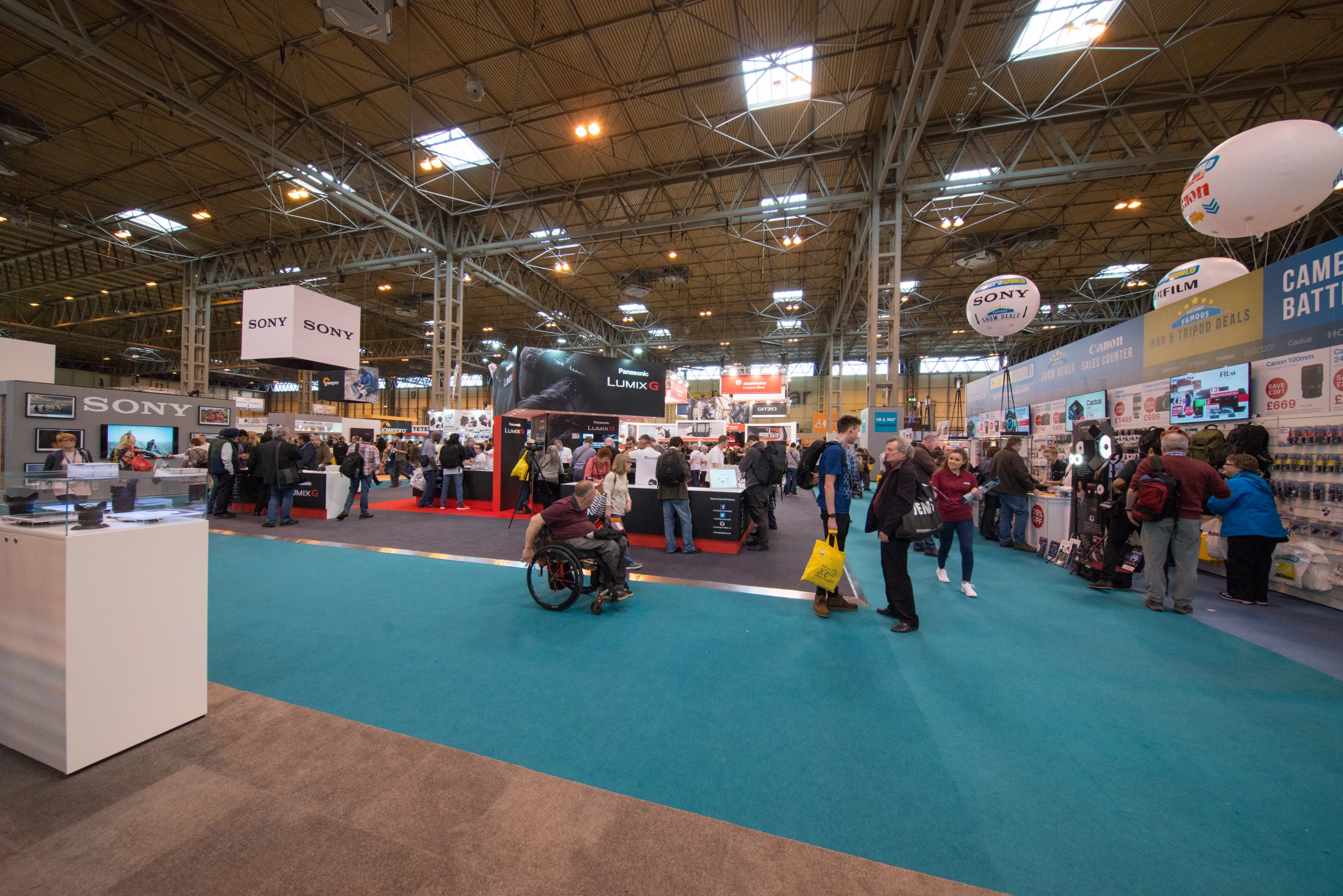 We used the Irix 11-mm lens to get a wide-angle view of The Photography Show 2017