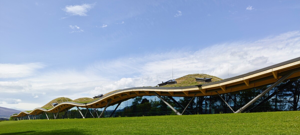Rogers Stirk Harbour + Partners' Macallan New Distillery and Visitor Experience is located on the same Speyside estate that has been producing Macallan whisky since 1824
